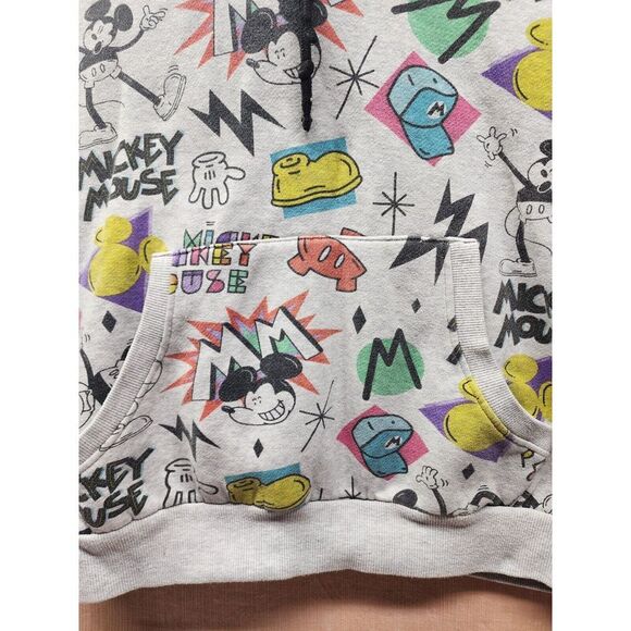 Disney Artist Series Hoodie by Rafael Faria Mickey Mouse Allover Print M - Picture 8 of 10